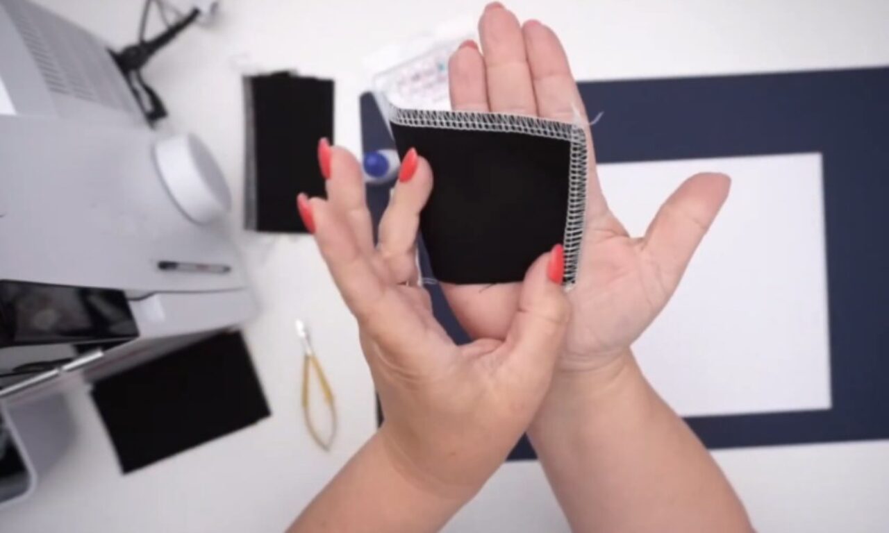 how to finish serger tails