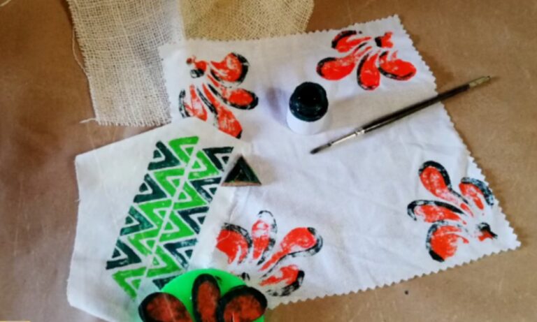 Ultimate DIY Fabric Block Printing Tutorial: Transform Ordinary Fabric ...