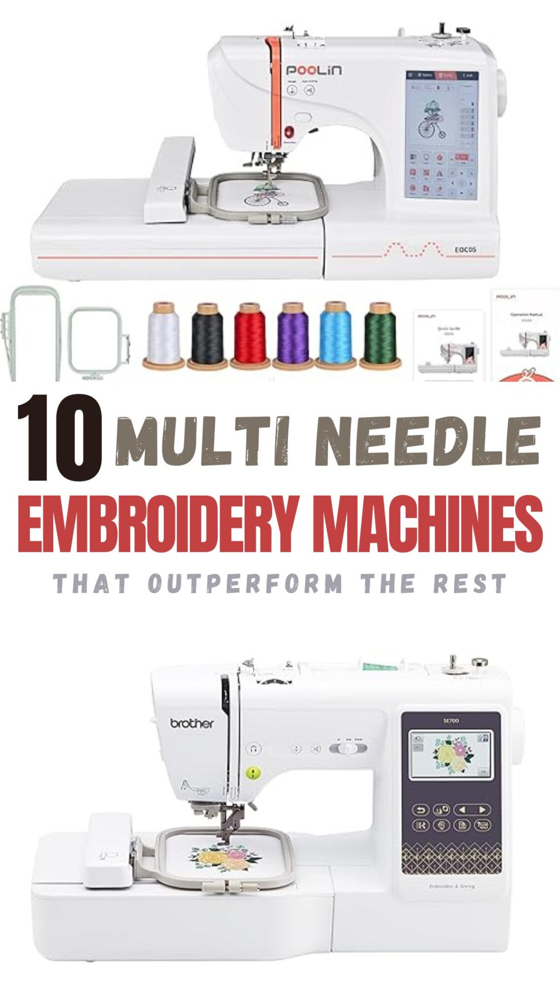 2025’s Finest: 10 Multi Needle Embroidery Machines That Outperform The Rest