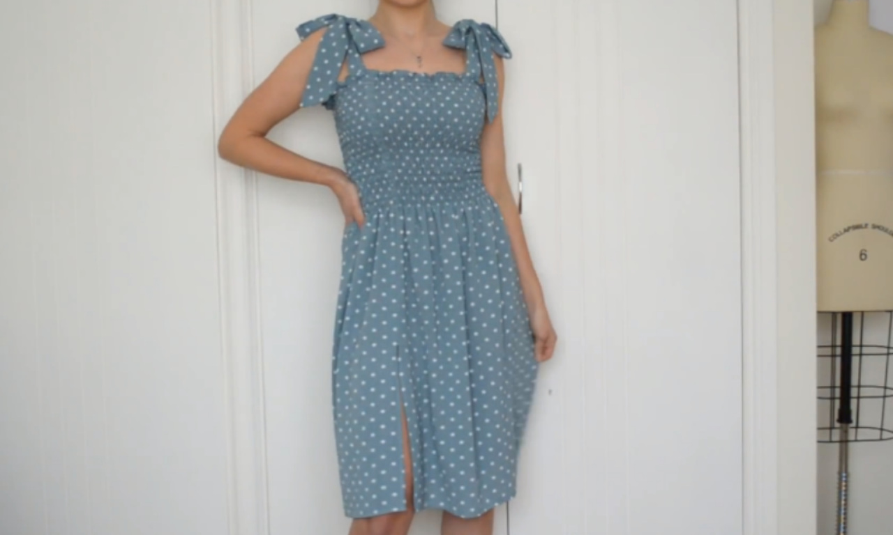 Step 4 Attaching the Straps to Your Dress