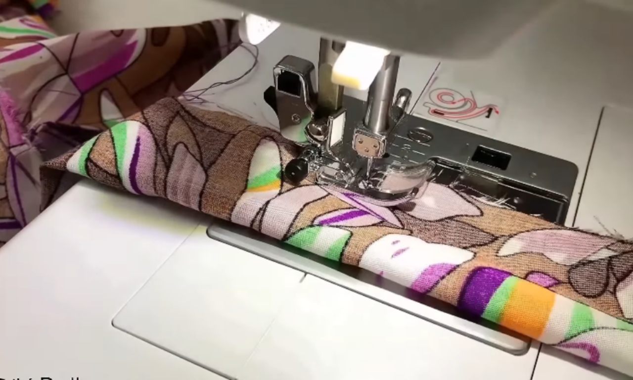 Creating the waistband and ties