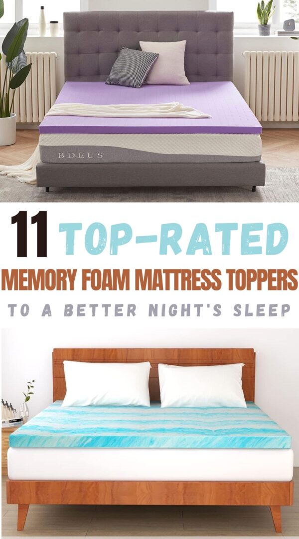 best memory foam mattress toppers