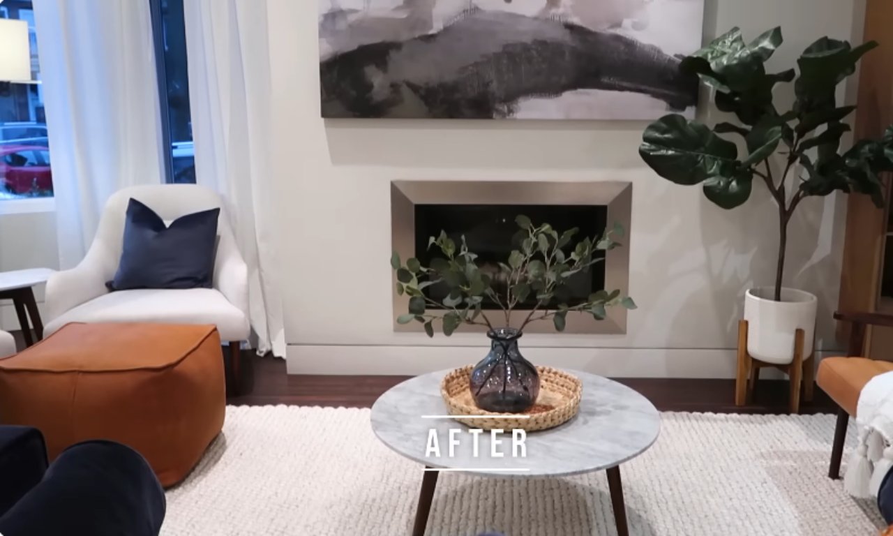 Finish the room with light, airy curtains and personal accessories