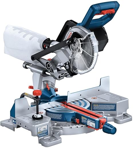 BOSCH GCM18V-07SN PROFACTOR™ 18V 7-1/4 In. Single-Bevel Slide Miter Saw - Mobile, Cordless Solution, 3-3/4 In. Nested Crown Cutting, 8-1/4 In. Crosscut Capacity (Bare Tool)