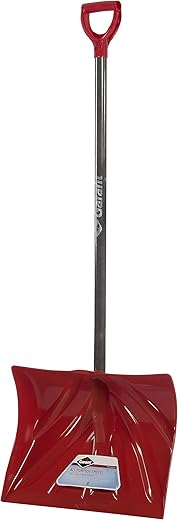 Winter's Finest: 12 Top-rated Snow Shovels That Outperform the Rest Garant NPM18KD Nordic 18-Inch Poly Blade Snow Shovel - Red, NPM18KDU
