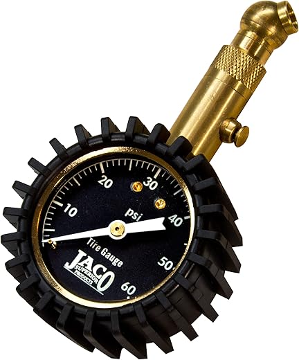 JACO Elite Tire Pressure Gauge - 60 PSI