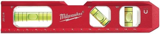 Milwaukee 4932459097 Billet Torpedo Level, Red/Black