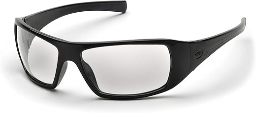 Pyramex Goliath Safety Eyewear Black Frame Clear Anti Fog Lens