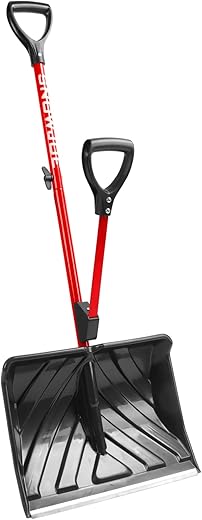 Winter's Finest: 12 Top-rated Snow Shovels That Outperform the Rest Snow Joe Snow Shovel with 18-Inch Blade and Assist Handle, 3.5 Lbs, Red - Heavy-Duty Lightweight Shoveling Tool for Ice Removal, Shovelution SJ-SHLV01-RED