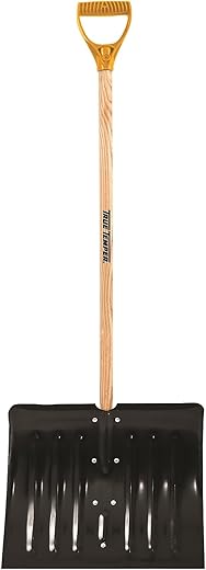 Winter's Finest: 12 Top-rated Snow Shovels That Outperform the Rest True Temper 1640700 Steel Snow Shovel with D-Grip Hardwood Handle 18 Inch