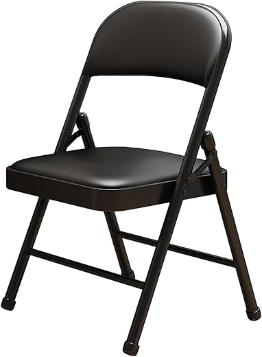 12 Best Ultra-Stylish Folding Chairs That Deserve a Spot in Your Home: Our Expert Picks 1 Pack Bulk Folding Chairs with Padded Cushion, Single Black Steel Metal Frame Foldable Chair for Indoor and Outdoor, Portable Stackable Commercial Seat for Bedroom Patio Party Event
