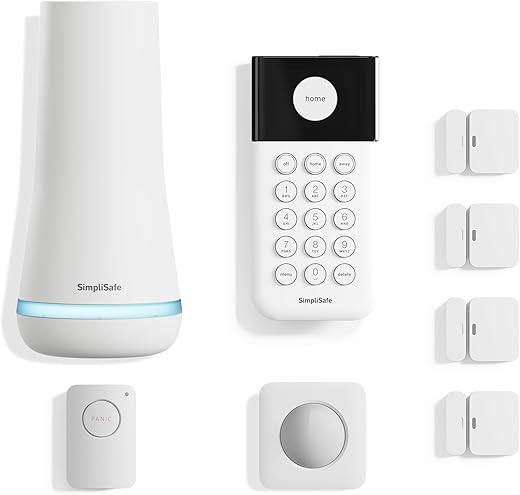 19 Best Renter Friendly Peel and Stick Products SimpliSafe 8 Piece Wireless Home Security System - Optional 24/7 Professional Monitoring - No Contract - Compatible with Alexa and Google Assistant , White