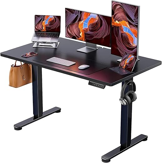 The Ultimate Guide to Your Perfect Workspace: 22 Top-Rated Desks for Every Home Office ErGear Height Adjustable Electric Standing Desk, 47.2 x 23.6 Inches Sit Stand up Desk, Memory Computer Home Office Desk (Black)