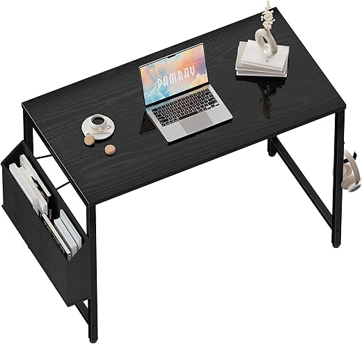 The Ultimate Guide to Your Perfect Workspace: 22 Top-Rated Desks for Every Home Office Pamray 32 Inch Computer Desk for Small Spaces with Storage Bag, Home Office Work Desk with Headphone Hook, Small Office Desk Study Writing Table