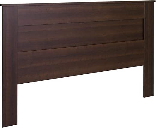 Prepac Stylish Flat Wood Panel Headboard for King Size Beds, Simplistic Wooden King Headboard 2.25" D x 81" W x 48" H, Espresso, EHFK-1301-1