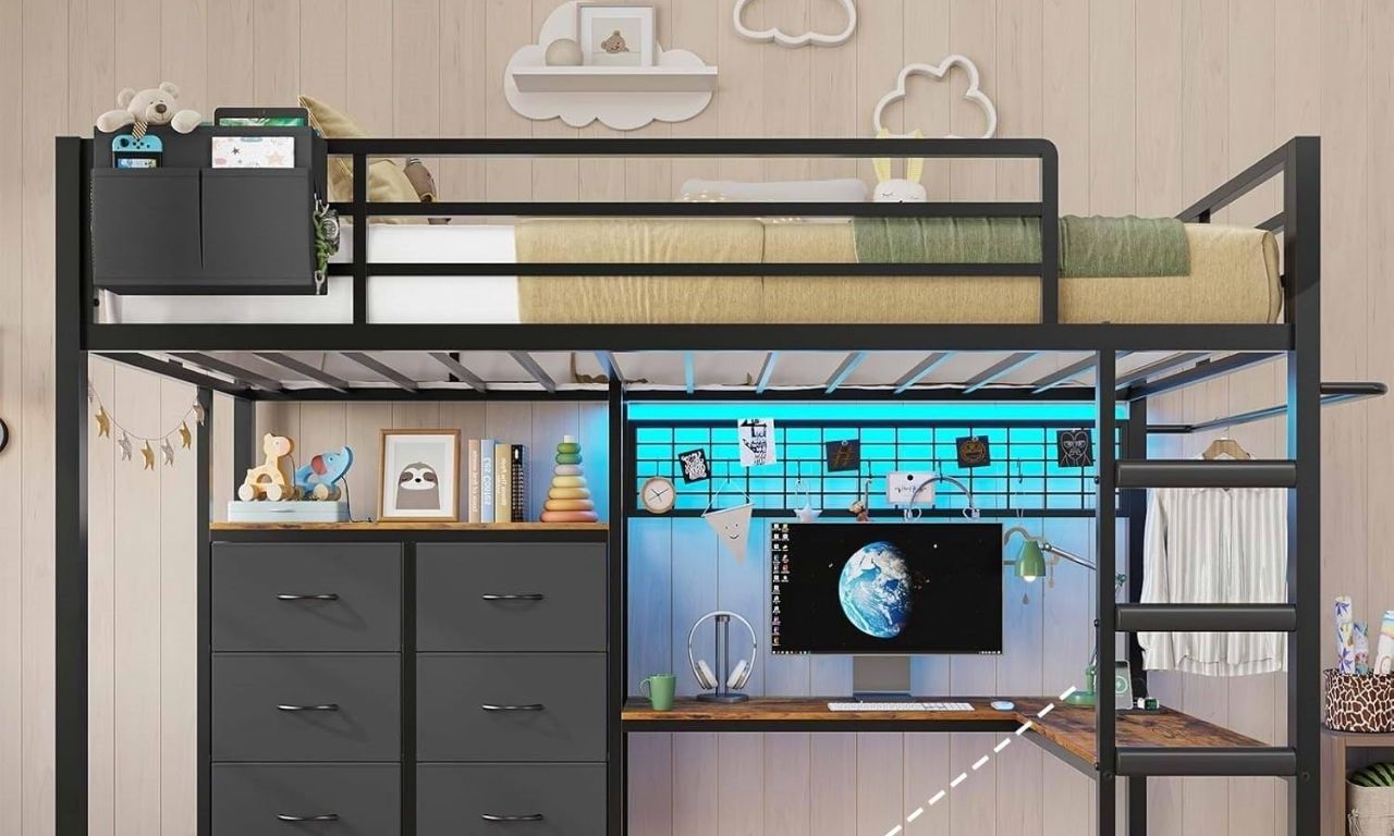 top loft bed