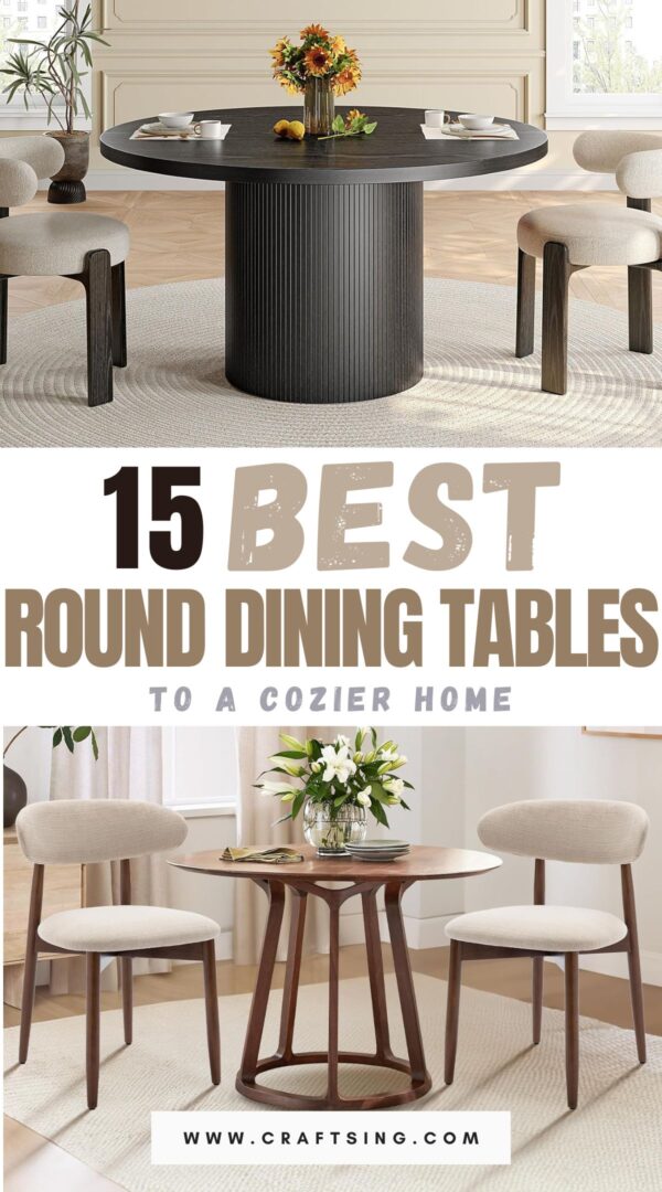 top round dining tables