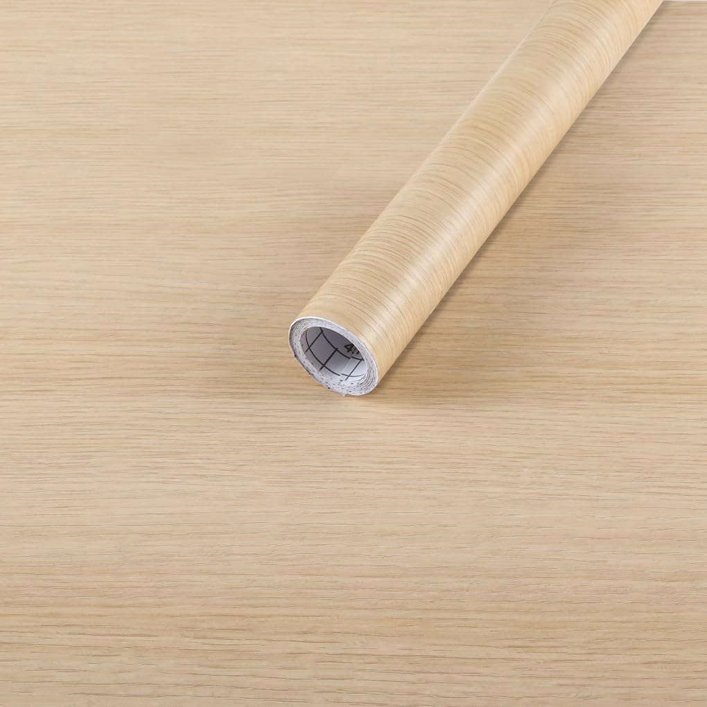 19 Best Renter Friendly Peel and Stick Products Arthome 16.5" x120''Peel and Stick Oak Wood Contact Paper Self-Adhesive Wall Paper,Decorative Vinyl Film for Countertop, Cabinets, Shelf, Drawer Liner,Easy to Clean Removable Wall Covering