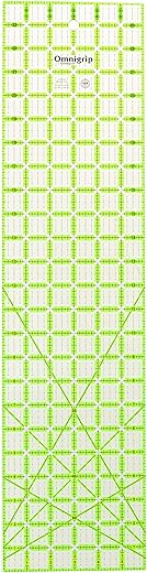 Omnigrip 6" x 24" Non-Slip Rectangle Quilting Ruler by Omnigrid