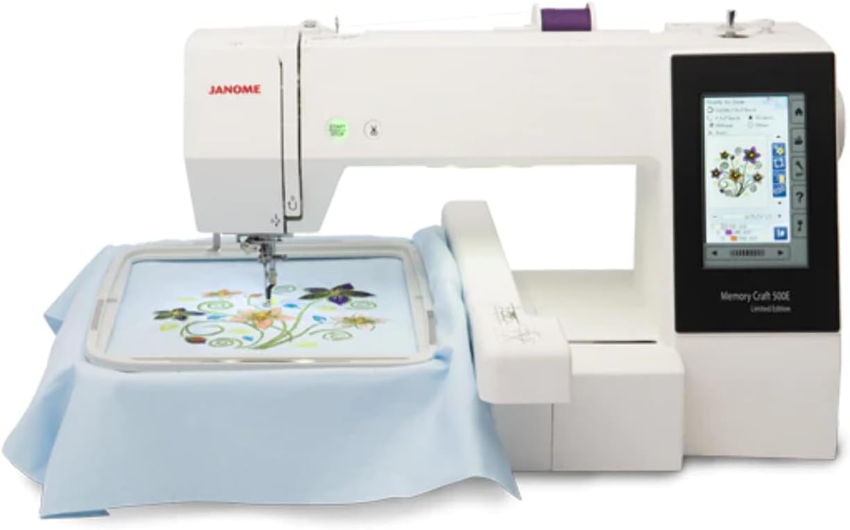 Janome Memory Craft 500E Embroidery Machine